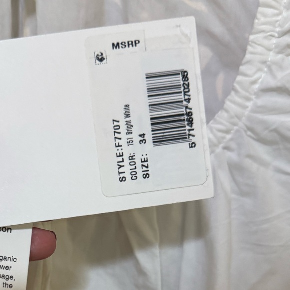 NEW NWT Ganni White Square Neck Mini Dress - Picture 6 of 6